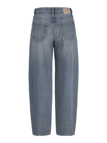 JJXX Barrel Fit Mid waist Jeans -Medium Blue Denim - 12279605