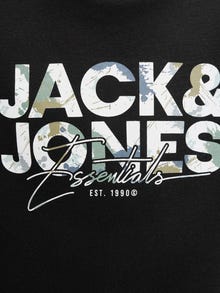 Jack & Jones Logo Sweatshirt -Black - 12279606