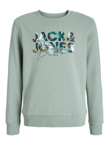 Jack & Jones Sweatshirts Mini -Iceberg Green - 12279607