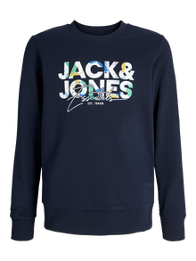 Jack & Jones Logo Mikiny Mini -Sky Captain - 12279607