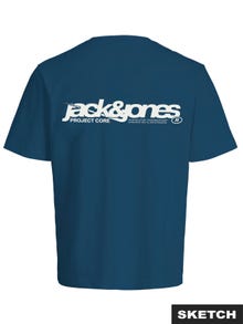 Jack & Jones ПЛУС Задњи принт Мајиra -Titan - 12279627