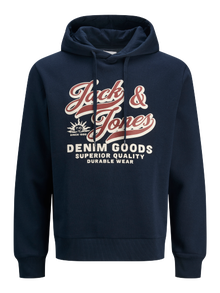 Jack & Jones Sweat à capuche Logo -Sky Captain - 12279649