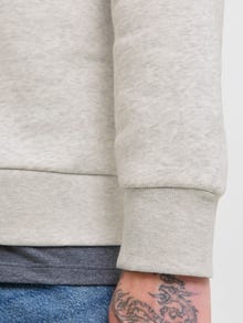 Jack & Jones Sweat à capuche Logo -White Melange - 12279649