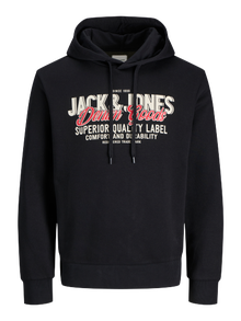Jack & Jones Sweat à capuche Logo -Black - 12279649