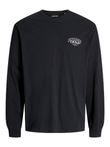 Jack & Jones langermet t-skjorte Junior -Black - 12279650