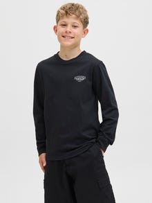 Jack & Jones langermet t-skjorte Junior -Black - 12279650