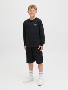 Jack & Jones langermet t-skjorte Junior -Black - 12279650
