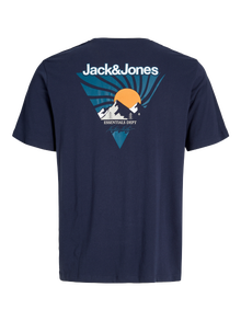 Jack & Jones Logotip Kratka majica Mladinci -Navy Blazer - 12279668