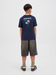 Jack & Jones Logo T-shirt Junior -Navy Blazer - 12279668