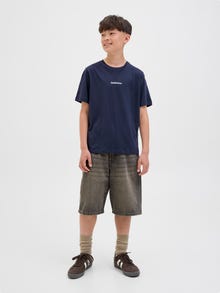 Jack & Jones Logo T-shirt Junior -Navy Blazer - 12279668
