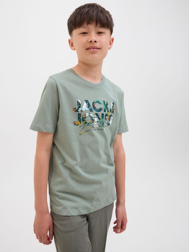 Camiseta Para Niños Jack & Jones - Tejido Ligero Y Suave, Cómoda, Marca Danesa