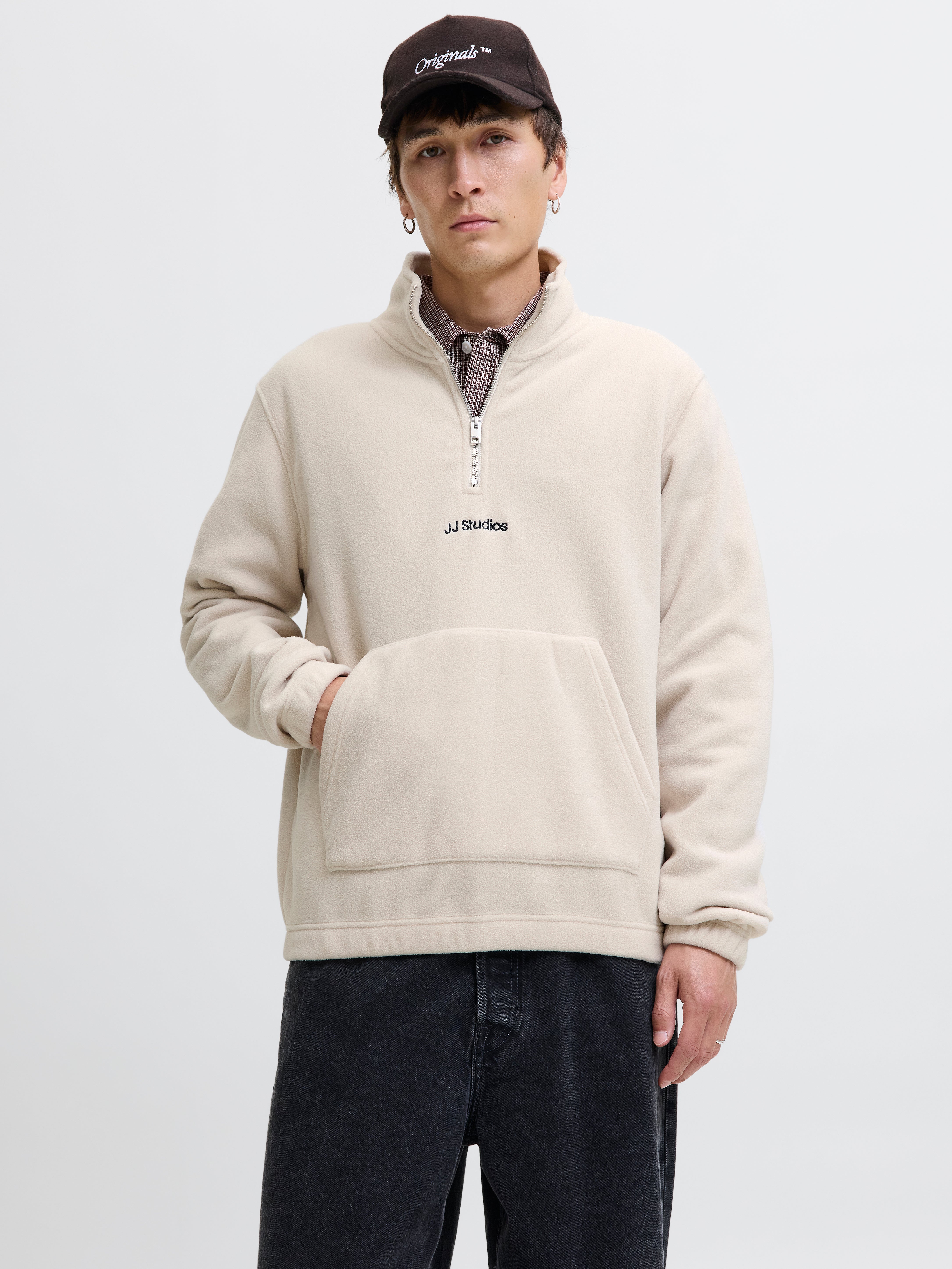 Thumbnail - Gedruckt Fleece Sweatshirt