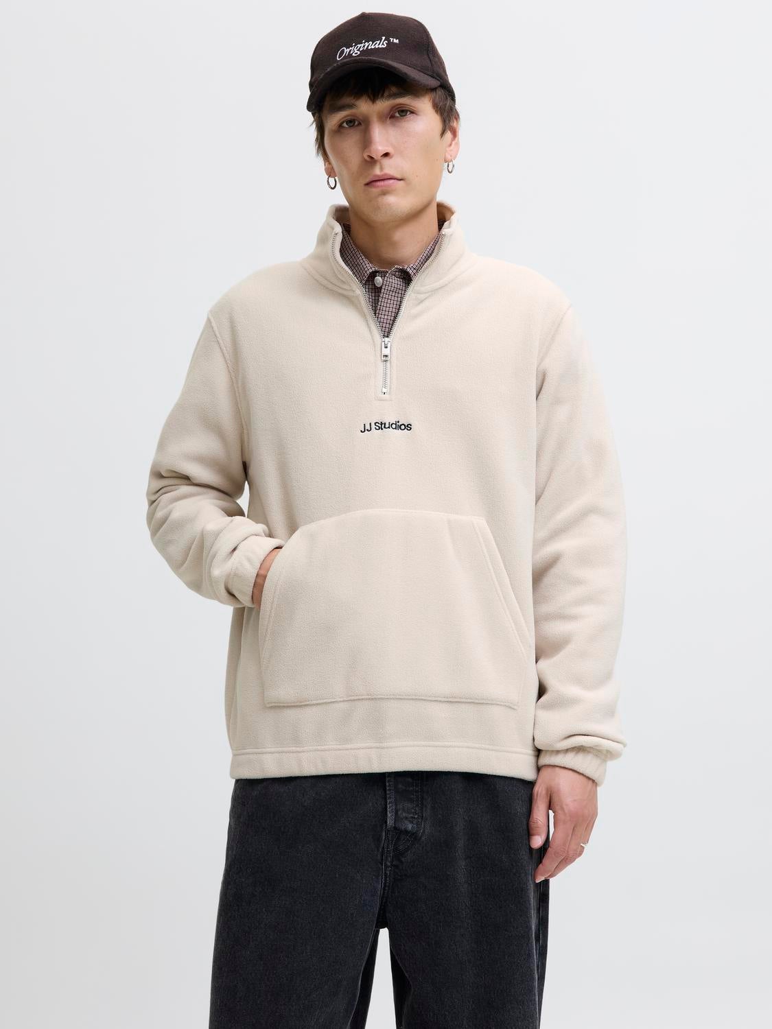 Thumbnail - Gedruckt Fleece Sweatshirt