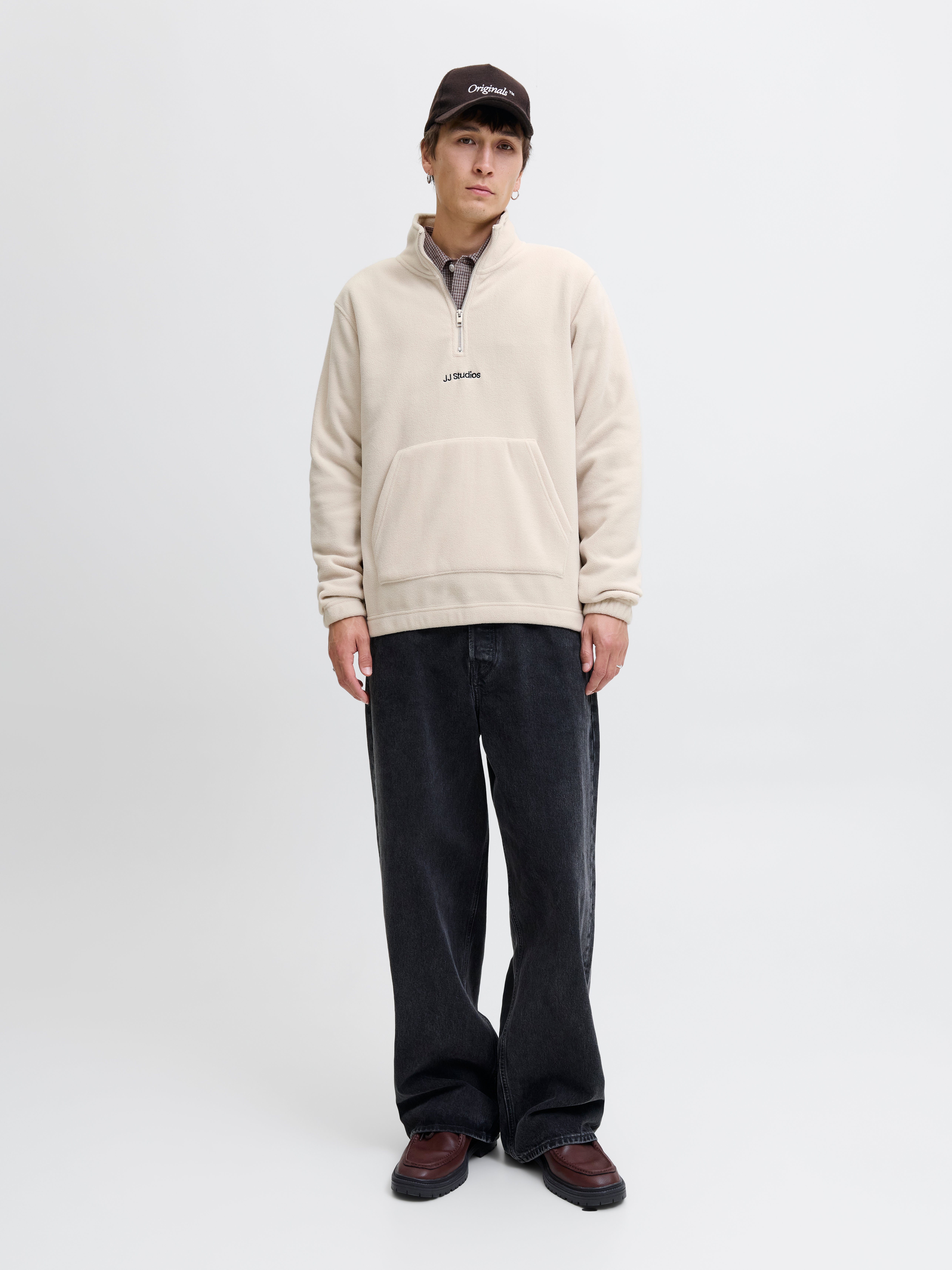 Thumbnail - Gedruckt Fleece Sweatshirt