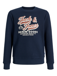 Jack & Jones Logotyp Sweatshirt Mini -Sky Captain - 12279798