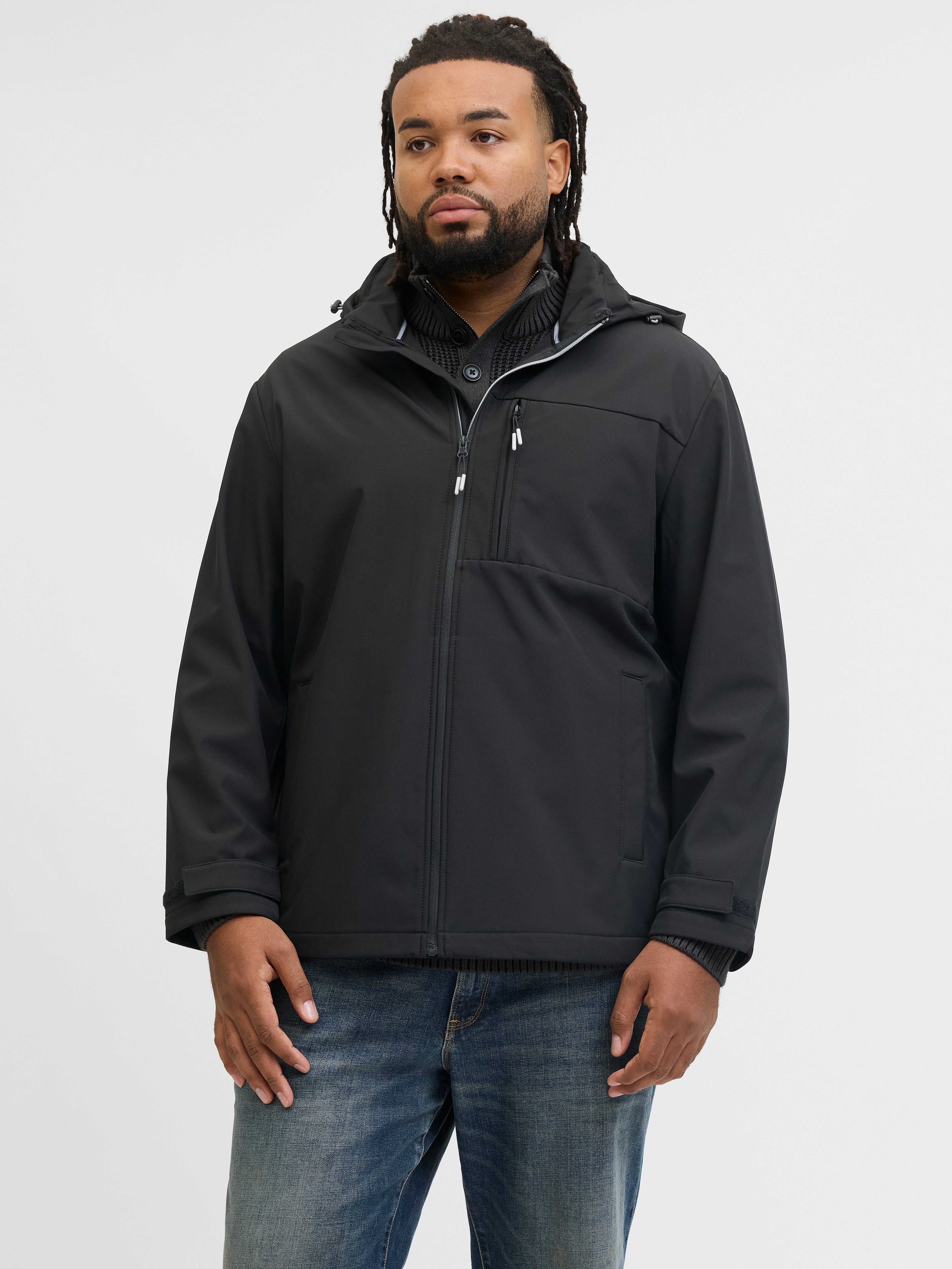 Plus Size Softshell Jacke