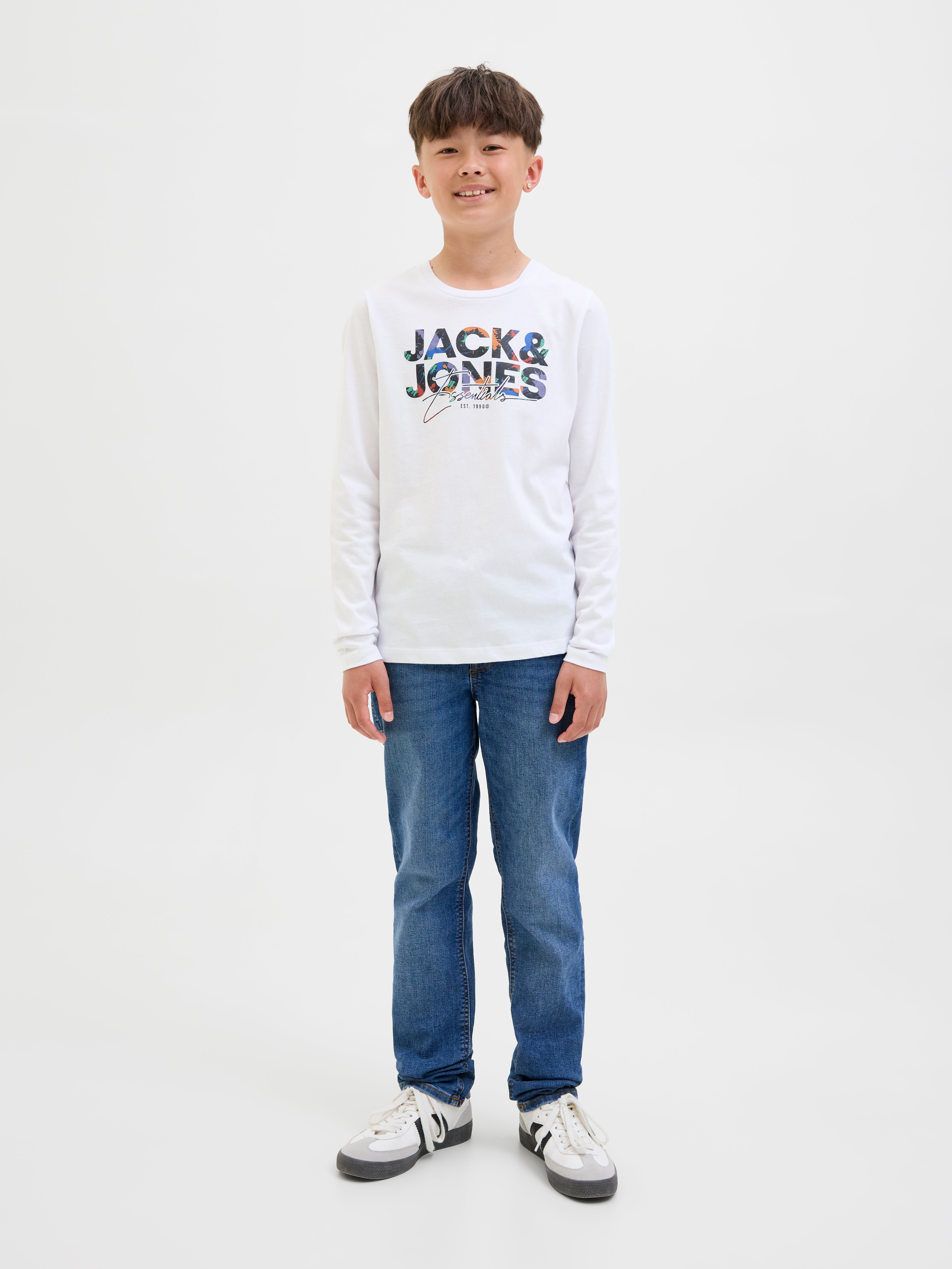 Thumbnail - Logo Langarm-t-shirt