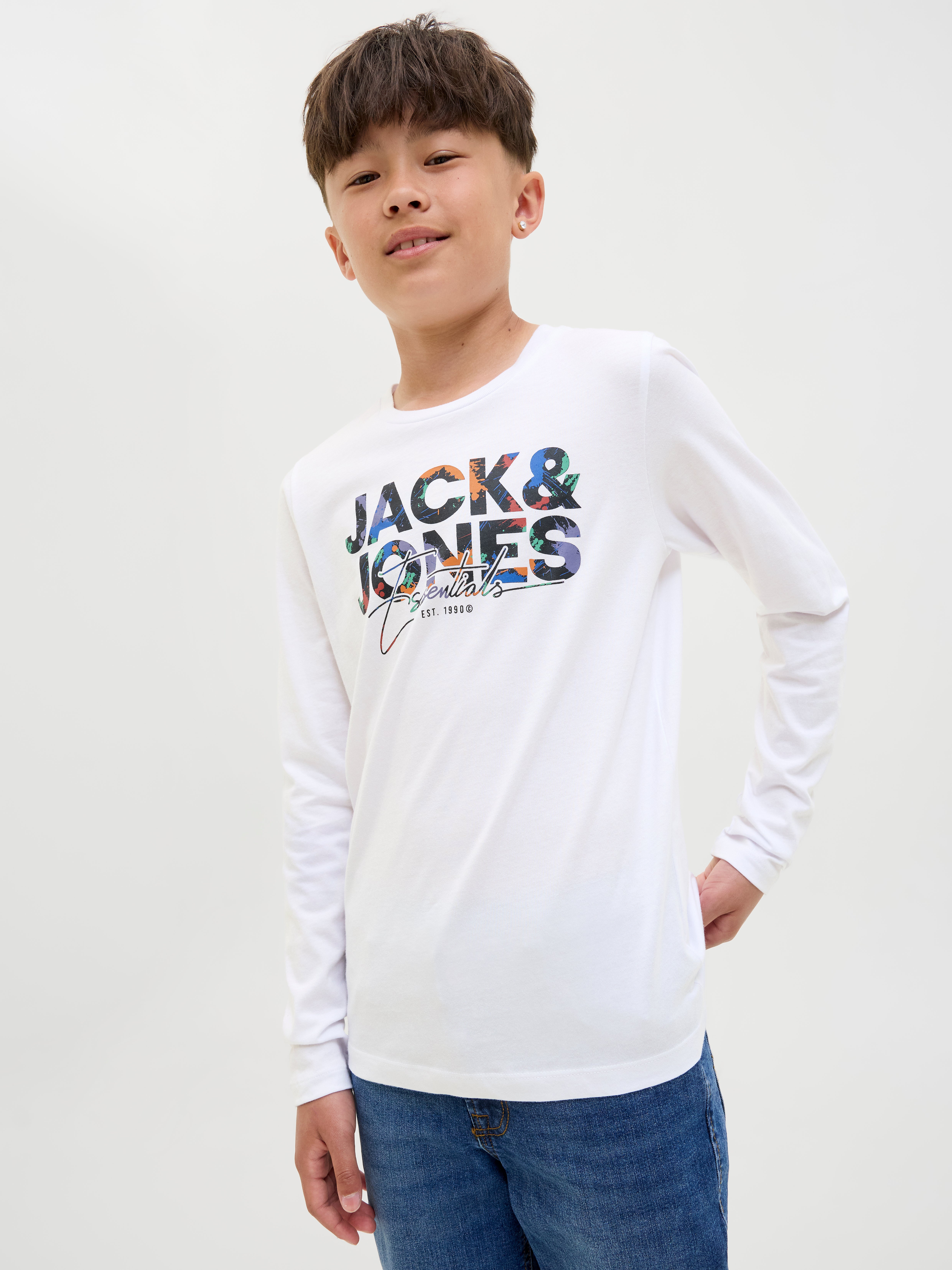 camiseta de manga larga Logotipo Blanco Jack Jones®