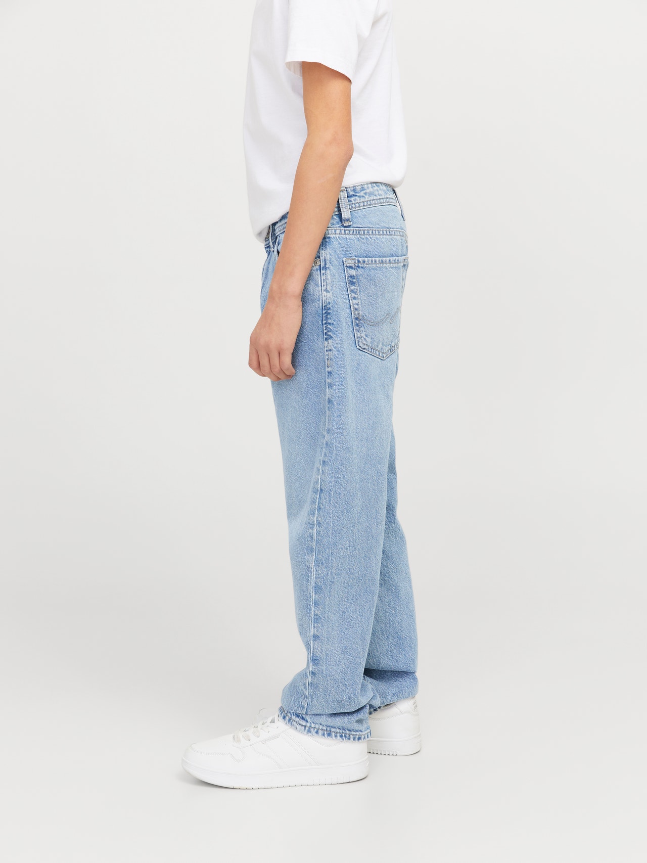 Jack & Jones Junior Relaxed Fit JJICHRIS JJORIGINAL SQ 602 NOOS JNR Junior - Jeans a sigaretta - black denim/nero denim Jack & Jones Junior Relaxed Fit JJICHRIS JJORIGINAL SQ 602 NOOS JNR Junior - Jeans a sigaretta - black denim/nero denim