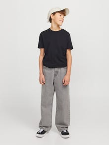 Jack & Jones JJIALEX JJORIGINAL SQ 852 NOOS JNR Jeansy o kroju baggy Junior -Grey Denim - 12279854