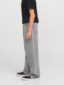 Jack & Jones JJIALEX JJORIGINAL SQ 852 NOOS JNR Jeansy o kroju baggy Junior -Grey Denim - 12279854