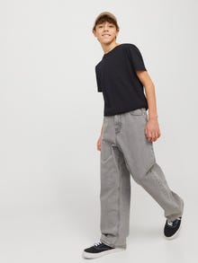 Jack & Jones JJIALEX JJORIGINAL SQ 852 NOOS JNR Jeansy o kroju baggy Junior -Grey Denim - 12279854