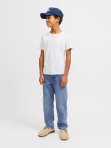 Jack & Jones JJICHRIS JJORIGINAL SQ 854 NOOS JNR Laisvo kirpimo džinsai Jaunimui -Blue Denim - 12279857