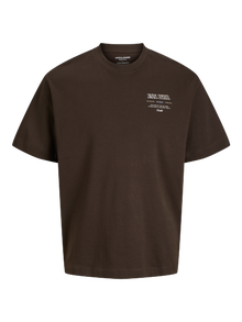 Jack & Jones Lai lõige Ümmargune kaelus Pluss-suurus T-särk -Delicioso - 12279891