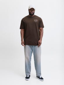 Jack & Jones Plus Size Backprintet T-shirt -Delicioso - 12279891