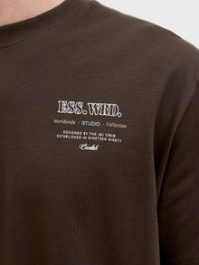 Jack & Jones Lai lõige Ümmargune kaelus Pluss-suurus T-särk -Delicioso - 12279891
