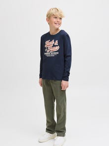 Jack & Jones Longsleeved T-shirt -Sky Captain - 12280078