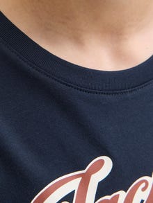 Jack & Jones Longsleeved T-shirt -Sky Captain - 12280078