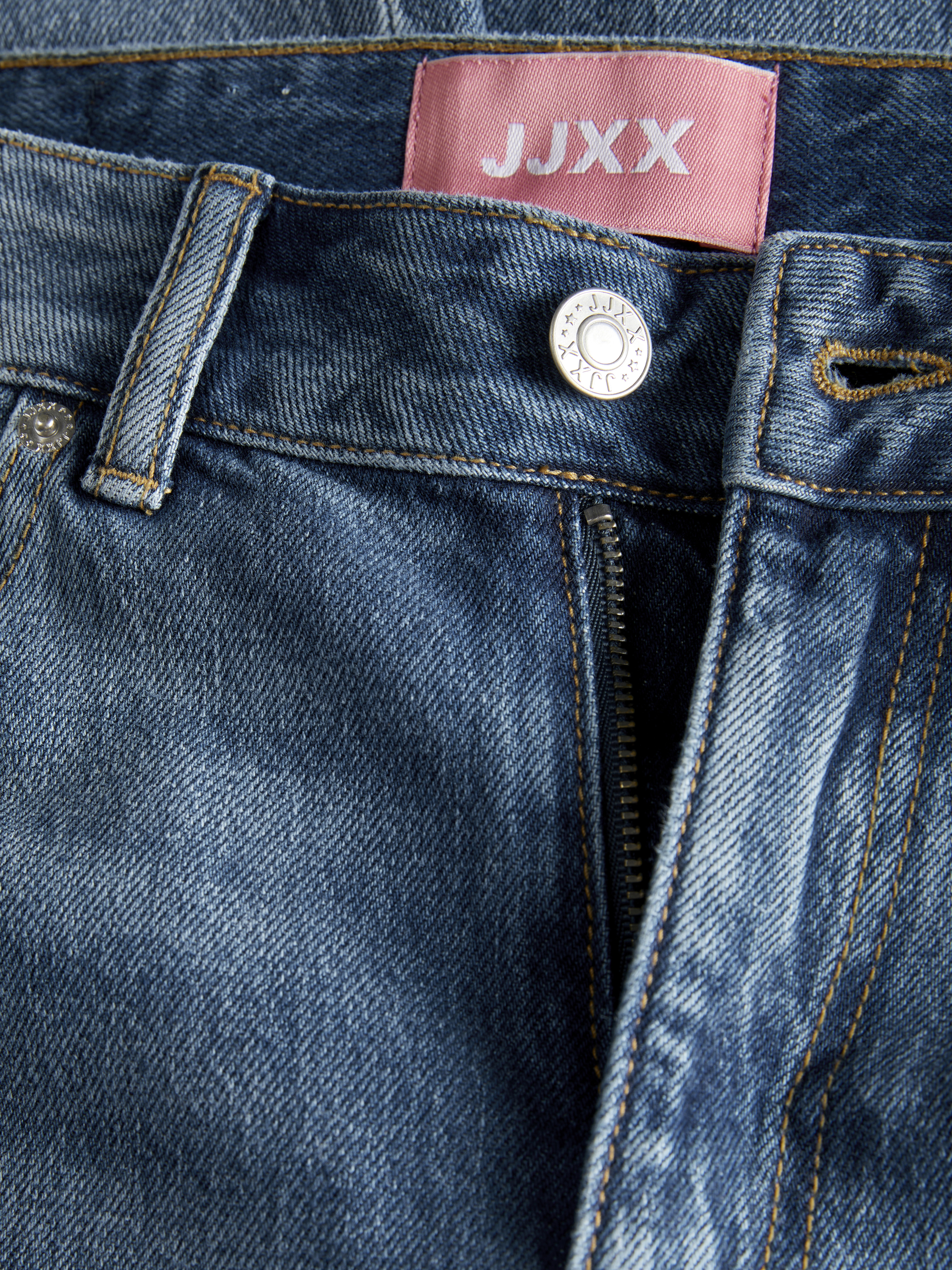 Jack & Jones Jxtokyo R254 DNM Sn - Vaqueros Anchos, Medio De Mezclilla Azul, 24W / 32L Jack & Jones Jxtokyo R254 DNM Sn - Vaqueros Anchos, Medio De Mezclilla Azul, 24W / 32L