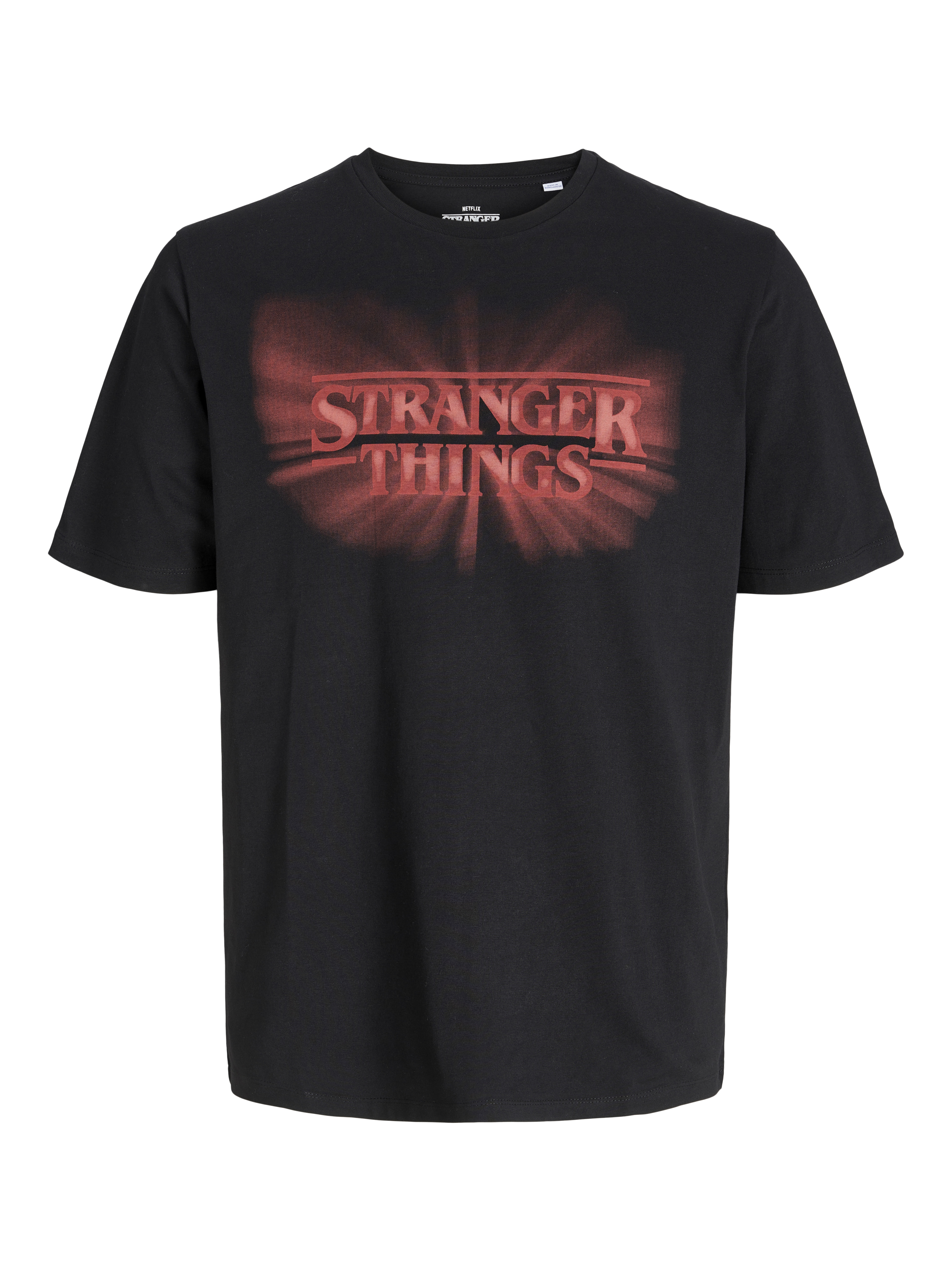 Gedruckt Rundhalsausschnitt T-shirt