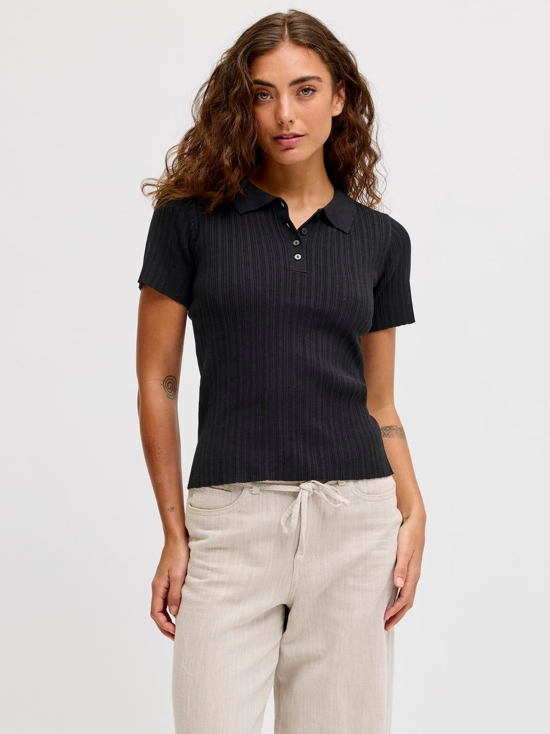 Jxhadley Gestricktes Polo