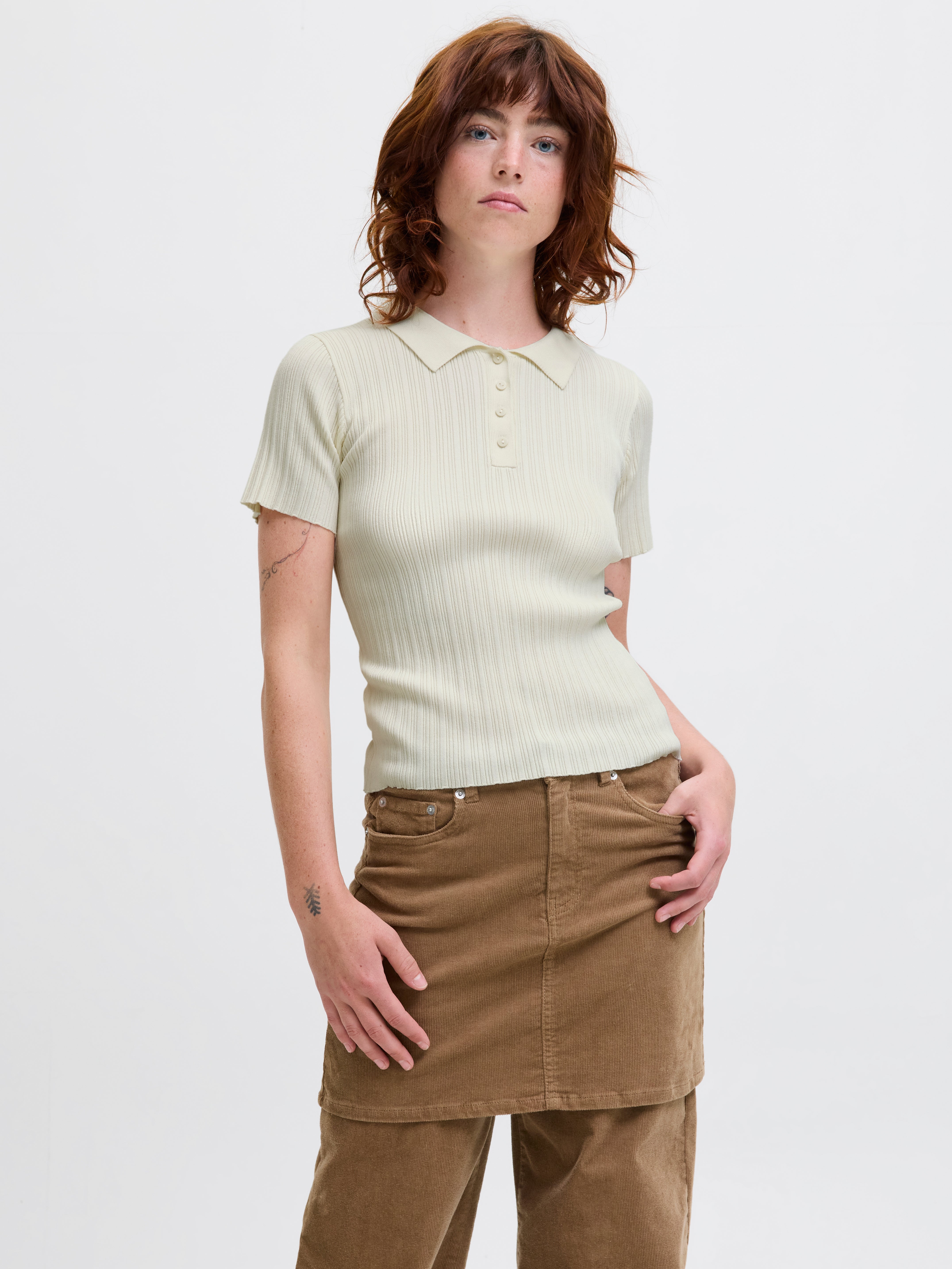 Jxhadley Gestricktes Polo