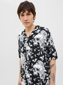 Jack & Jones Avslappnad Skjorta -Jet Black - 12280373