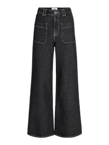 JJXX JXTOKYO PIL WIDE HW POCKET JEANS DNM -Black Denim - 12280427
