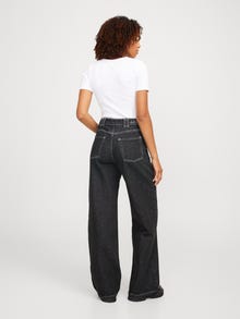 JJXX JXTOKYO PIL WIDE HW POCKET JEANS DNM -Black Denim - 12280427