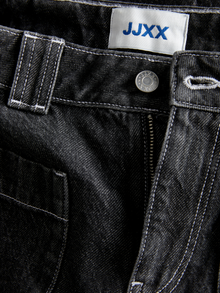 JJXX JXTOKYO PIL WIDE HW POCKET JEANS DNM -Black Denim - 12280427