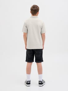 Jack & Jones Gedruckt Poloshirt Junior -Cloud Dancer - 12280483