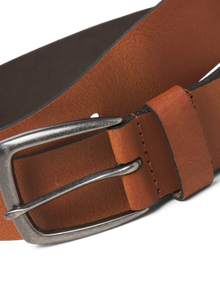 Jack & Jones Leather belt -Cognac - 12280753