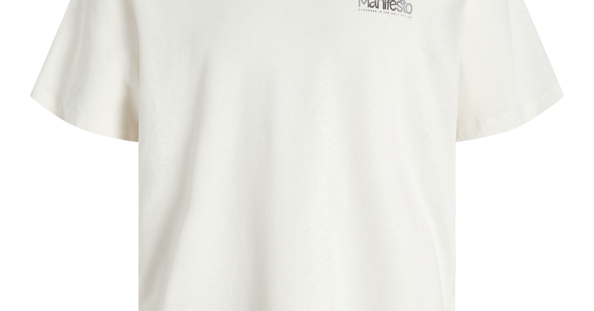 Plus Tshirt Stampa sul retro Bianco avorio Jack & Jones®