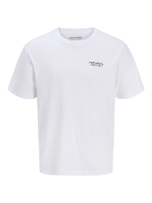 Jack & Jones Painettu T-paita -Bright White - 12280849
