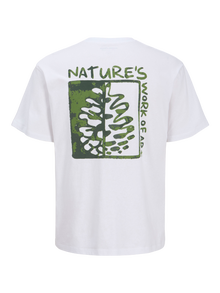 Jack & Jones Painettu T-paita -Bright White - 12280849