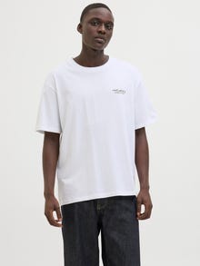 Jack & Jones Painettu T-paita -Bright White - 12280849