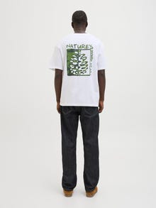 Jack & Jones Painettu T-paita -Bright White - 12280849