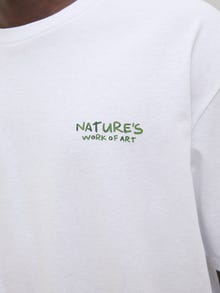 Jack & Jones Painettu T-paita -Bright White - 12280849