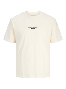 Jack & Jones T-shirt -Egret - 12280858