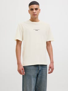 Jack & Jones T-shirt -Egret - 12280858